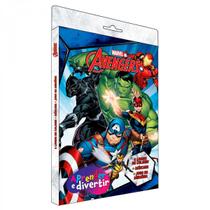 Kit Aprender e Divertir Marvel Diversão em 4 Livros de Colorir + Jogo da Memória + Máscara Pintar Desenho - RIDEEL Kit Aprender e Divertir Marvel Diversão em 4 Livros de Colorir + Jogo da Memória + Máscara Pintar Desenho - RIDEEL
