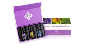 Kit apresentação Óleos essencias 1 Lavanda 5ML + 1 Peppermint 5ML + 1 Lemon 5ML Mais vendido