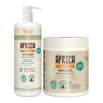 Kit Apse África Baobá Co Wash Restaurador 1l + Máscara 500g