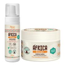 Kit Apse África Baobá Mousse 210g Máscara Restauradora 300g