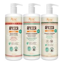 Kit Apse África Baobá Shampoo + Condicionador + Creme 1l