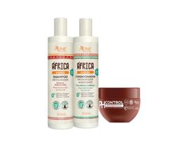 Kit Apse Baobá Africa Anti Porosidade Sh Cond Ph Control 300g