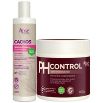 Kit Apse Cachos Anti Porosidade Gelatina Ativadora De Cachos + Mascara Ph Control 500g