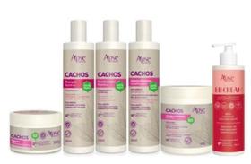 Kit Apse Cachos BB Cream, Ativador, Gelatina, Shampoo, Condicionador e Máscara - Apse Cosmetics
