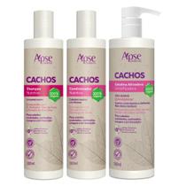 Kit Apse Cachos Shampoo + Condicionador + Gelatina Ativadora Cachos 500ml