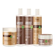 Kit Apse Co Wash, Condic, Gelatina, Máscara e Creme Crespo