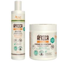 Kit Apse Creme de Pentear 500g + Gelatina África Baobá 300ml Vegano - Apse Cosmetics
