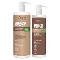 Kit Apse Crespo Power Condicionador 1l + Gelatina 500ml