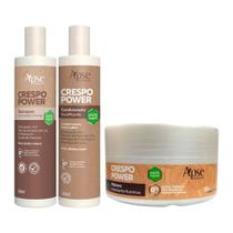 Kit Apse Crespo Power Shampoo + Condicionador + Mascara