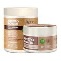 Kit Apse Crespo Power Tratamento Finalização Completo Creme De Pentear E Mascara Hidratação Nutrição
