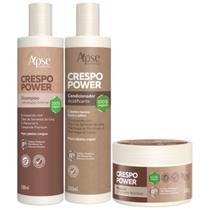 Kit Apse Para Cabelos Crespo Power Shampoo, Condicionador e Mascara 300g - Apse Cosmetics