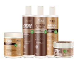 Kit Apse Shampoo, Cond, Gelatina, Másc e Creme Crespo Vegano