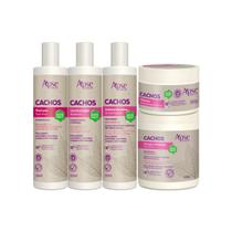 Kit Apse Shampoo, Condicionador, Gelatina, Máscara 300g E Ativador 500ml Apse Cosmetics