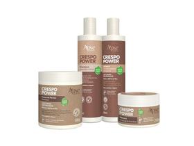 Kit apse shampoo gelatina creme de pentear máscara crespo