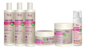 Kit Apse Tratamento Completo Cachos com Mousse 6 itens - Apse Cosmetics