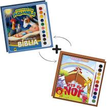 Kit Aquarela Bíblica Arca de Noé & Histórias da Bíblia Kit Aquarela Bíblica Arca de Noé & Histórias da Bíblia