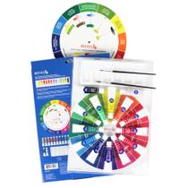 Kit Aquarela Iniciante Tinta + Godê + Pincel + Círculo Cores