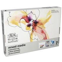 Kit Aquarela Mixed Media Winsor & Newton 07 Peças Kit Aquarela Mixed Media Winsor & Newton 07 Peças