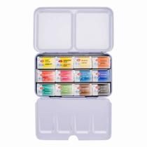Kit Aquarelas Nevskaya White Nights Estojo Metal C/ 12 Pastilhas