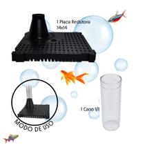 Kit Aquarismo - 1 Placa Redutora 14x14 + 1 Cano 1/1 Aquarios e Lagos Kit Aquarismo - 1 Placa Redutora 14x14 + 1 Cano 1/1 Aquarios e Lagos