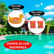 Kit Aquático Boia Inflável Fralda E 2 Boias Braço De 3-6 Anos piscinas Chácaras Kit Aquático Boia Inflável Fralda E 2 Boias Braço De 3-6 Anos piscinas Chácaras