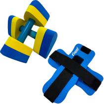 Kit Aquatico Para Hidroginástica Halter e Caneleira EVA Cressi