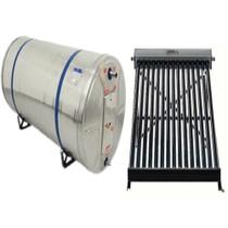 Kit Aquecedor Solar Boiler 500 Litros Aço Inox 316L e Coletor Vácuo 25 Tubos Kit Aquecedor Solar Boiler 500 Litros Aço Inox 316L e Coletor Vácuo 25 Tubos