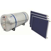 Kit Aquecedor Solar Com Boiler 300 Litros Aço 316 Nível com 3 placas 1x1m em cobre Kit Aquecedor Solar Com Boiler 300 Litros Aço 316 Nível com 3 placas 1x1m em cobre