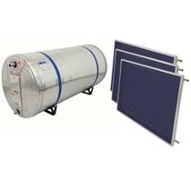 Kit Aquecedor Solar Com Boiler 300 Litros Nível C/ 3 Placas 1x1m