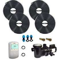 Kit Aquecedor Solar Nautilus Piscina 4 Placas 16m3 Comando Kit Aquecedor Solar Nautilus Piscina 4 Placas 16m3 Comando