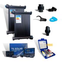 Kit Aquecedor Solar Piscina 30 Placas 3mts Para 38000 Litros - TS SOLAR