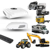 KIT AR CONDICIONADO 100% ELETRICO DE TETO SLIM 9200 BTUS 24V Única KIT AR CONDICIONADO 100% ELETRICO DE TETO SLIM 9200 BTUS 24V Única