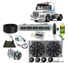 kit ar condicionado scania 112 / 113 Compressor mecânico 24v