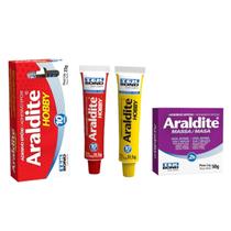 Kit Araldite Hobby Cola Epóxi 10 Minutos + Adesivo 50g
