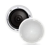 Kit Arandela 6" 140W (Par) 8 Ohms Redonda na cor Branca Leson - 2LS20078B Kit Arandela 6" 140W (Par) 8 Ohms Redonda na cor Branca Leson - 2LS20078B