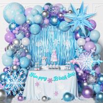 Kit Arco de Balões MURDIZZO Frozen - 212 Unidades para Festa de Inverno Kit Arco de Balões MURDIZZO Frozen - 212 Unidades para Festa de Inverno