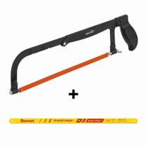 Kit Arco de Serra Ajustável 8" 10" e 12" - Sparta + Lâmina p/ Arco de Serra Bimetal Unique 12" 300mm 18 dentes - Starret Kit Arco de Serra Ajustável 8" 10" e 12" - Sparta + Lâmina p/ Arco de Serra Bimetal Unique 12" 300mm 18 dentes - Starret