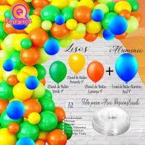 Kit Arco Desconstruído Decoração 81 itens Dino Baby - Festas com Balões. Kit Arco Desconstruído Decoração 81 itens Dino Baby - Festas com Balões.