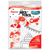 Kit Arco Fácil - Amor - 1 unidade - Festcolor - Rizzo Kit Arco Fácil - Amor - 1 unidade - Festcolor - Rizzo