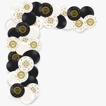 Kit Arco Fácil De Balões Festa de Boteco com Fita - 48 unid