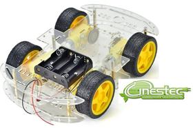 Kit arduino robo carro chassi 4 rodas 4wd