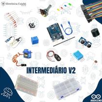 Kit Arduino Uno e Sensores Intermediário e apostila em PDF com projetos