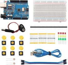 Kit Arduino UNO R3 DIY - 12 Projetos Educacionais de Codificação