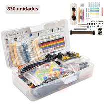 Kit Arduino Uno R3 DIY - 830 Peças com Pontos de Empate