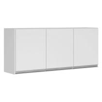 Kit área De Serviço E Lavanderia Com 02 Armários Aéreo 120cm E 60cm 100% Mdf Branco - Abmaza