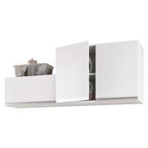 Kit área De Serviço E Lavanderia Com 02 Armários Aéreo 80cm 100% Mdf Branco - Abmaza Kit área De Serviço E Lavanderia Com 02 Armários Aéreo 80cm 100% Mdf Branco - Abmaza