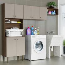Kit Área de Serviço Lavanderia 235cm Gourmet Madesa