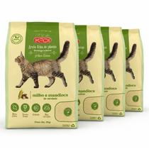 Kit Areia Biodegradável Kadi Grãos Finos 2Kg a 10kg Gatos -