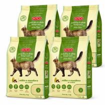 Kit Areia Biodegradável Kadi Grãos Finos 4Kg a 20kg Gatos -