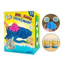 Kit Areia Cinética Mágica Modelo Piramide Asteca Acrilex 400g